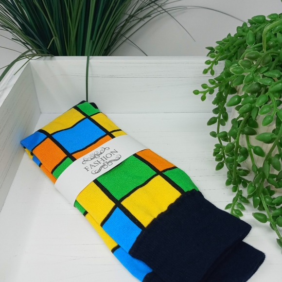 Fashion Color Block Socks - Picture 4 of 8